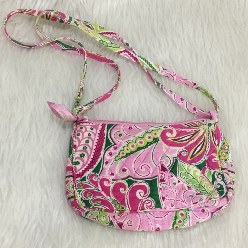 Vera Bradley crossbody pink paisley small purse